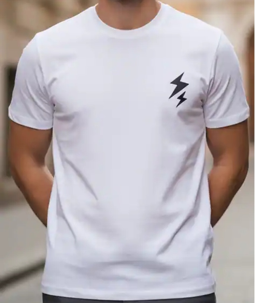 Graphic placement print Men T shirt